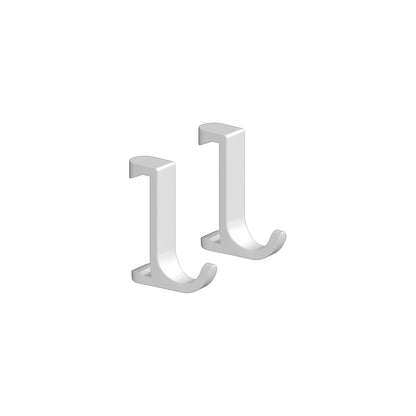 HANSGROHE 27929700 Matte White WallStoris Modern Double Hook