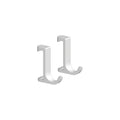 HANSGROHE 27929700 WallStoris Towel Hook- Slim - Matte White