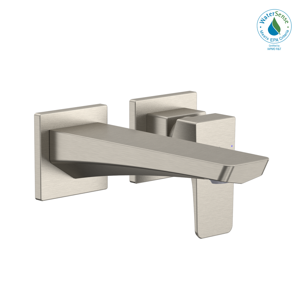 TOTO TLG07307U#BN Ge 1.2 Gpm Wall-Mount Single-Handle Bathroom Faucet With Comfort Glide Technology - Brushed Nickel