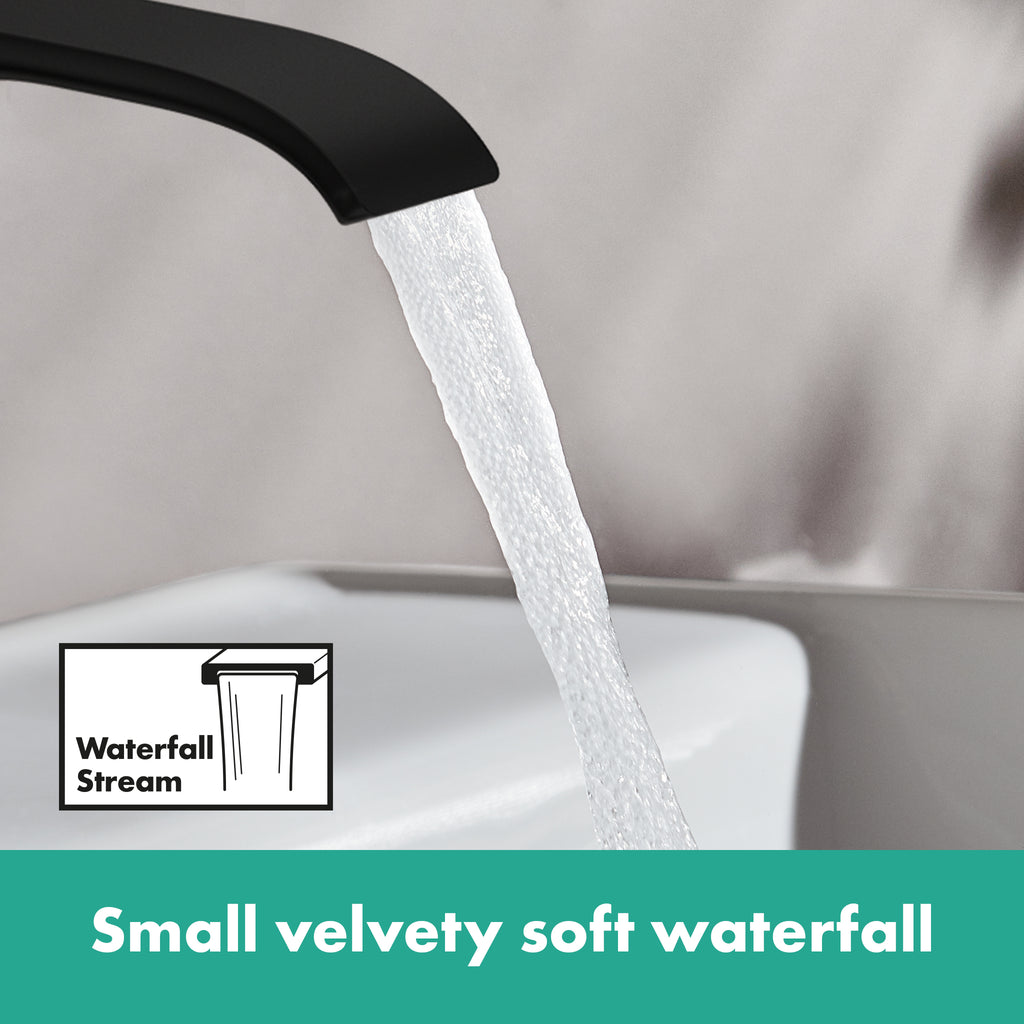 HANSGROHE 75033671 Vivenis Widespread Faucet 95 with Pop-UP Drain, 1.2 GPM - Matte Black