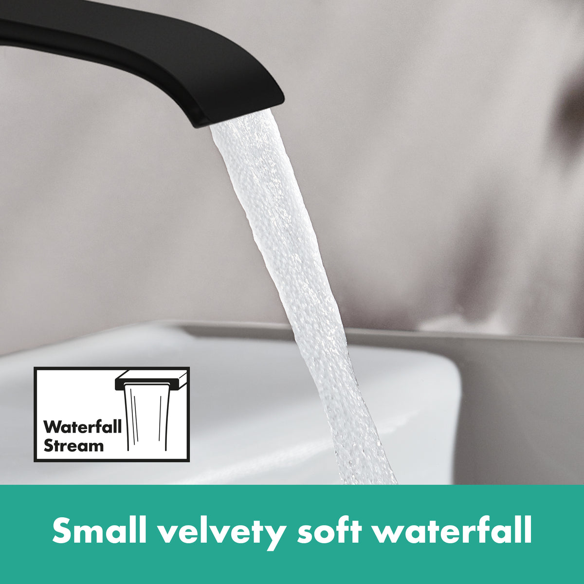 HANSGROHE 75033671 Vivenis Widespread Faucet 95 with Pop-UP Drain, 1.2 GPM - Matte Black