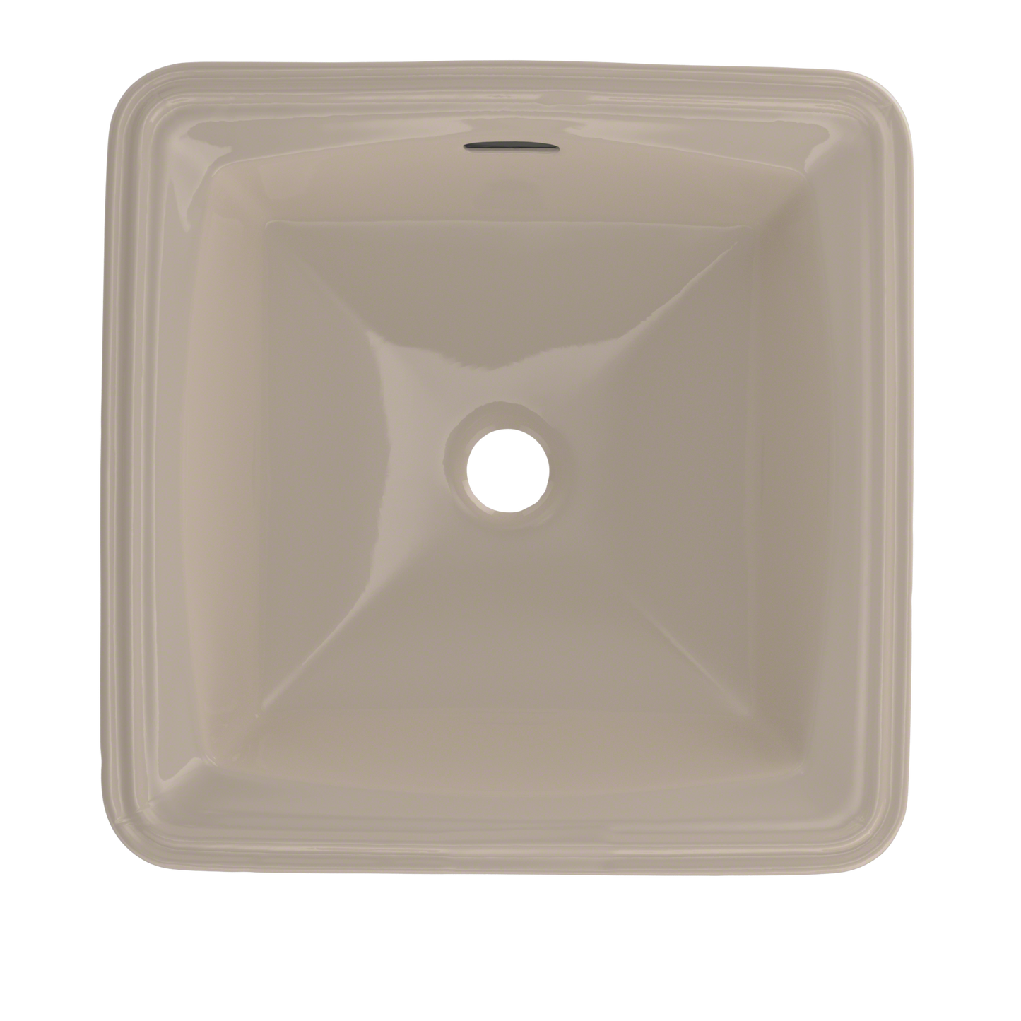 TOTO LT491G#03 Connelly Square Undermount Bathroom Sink With Cefiontect - Bone