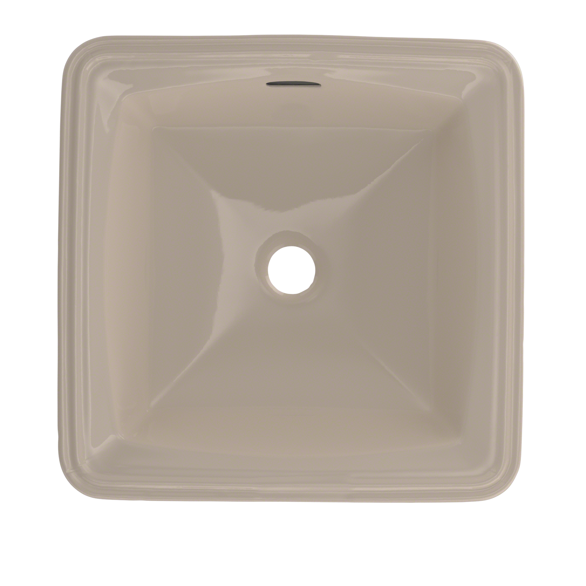 TOTO LT491G#03 Connelly Square Undermount Bathroom Sink With Cefiontect - Bone