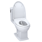 TOTO MW4944734CEMFGA#01 Washlet+ Connelly Two-Piece Elongated Dual Flush 1.28 And 0.9 Gpf Toilet - Cotton White