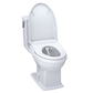 TOTO MW4944734CEMFG#01 WASHLET+ Connelly Two-Piece Elongated Dual Flush 1.28 and 0.9 GPF Toilet and Classic WASHLET S7A Classic Bidet Seat , Cotton White