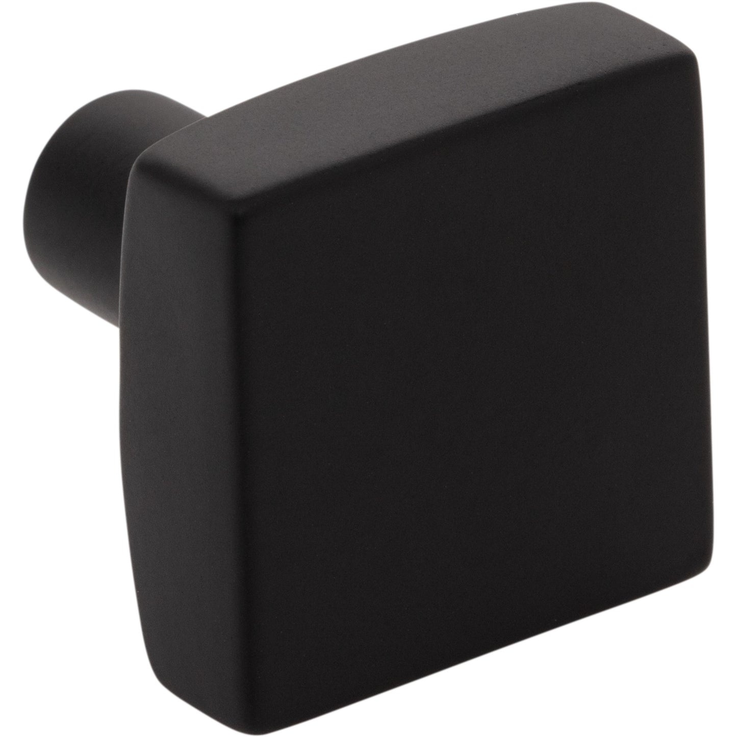 JEFFREY ALEXANDER 845MB Dominique 1-1/8" Length Square Knob - Matte Black