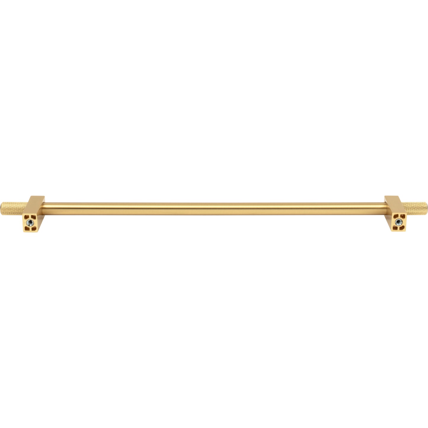 JEFFREY ALEXANDER 698-305BG Larkin Knurled Ends 305 mm Center-to-Center Bar Pull - Brushed Gold