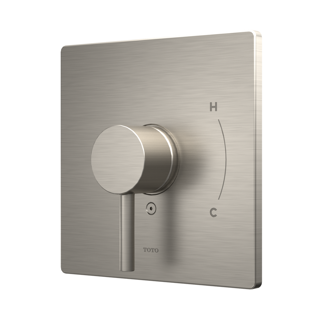 TOTO TBV02801U#BN Square Pressure Balance Valve Shower Trim - Brushed Nickel
