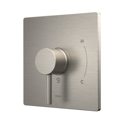 TOTO TBV02801U#BN Square Pressure Balance Valve Shower Trim - Brushed Nickel