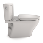 TOTO MS442124CUFG#11 Nexus 1G Two-Piece Elongated 1.0 Gpf Universal Height Toilet With Cefiontect And Ss124 Softclose Seat - Colonial White
