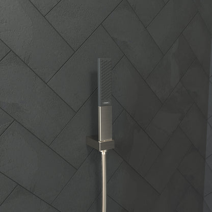 HANSGROHE 26867821 Rainfinity Baton Handshower 100 1-Jet, 1.75 GPM - Brushed Nickel