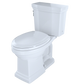 TOTO CST404CUFG#11 Promenade II 1G Two-Piece Elongated 1.0 GPF Universal Height Toilet with CEFIONTECT , Colonial White