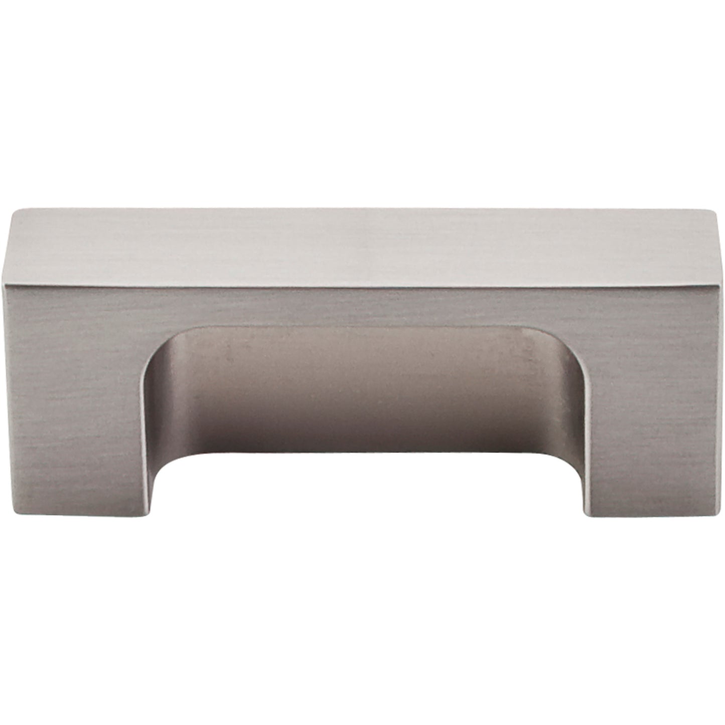 TOP KNOBS TK275BSN Modern Metro 2" Center to Center Finger Pull - Brushed Satin Nickel