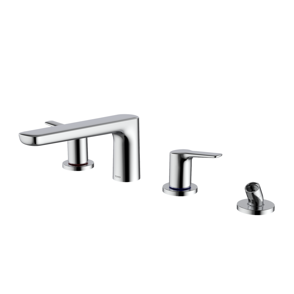 TOTO TBG03202U#CP Gs Four-Hole Deck-Mount Roman Tub Filler Trim With Handshower - Polished Chrome
