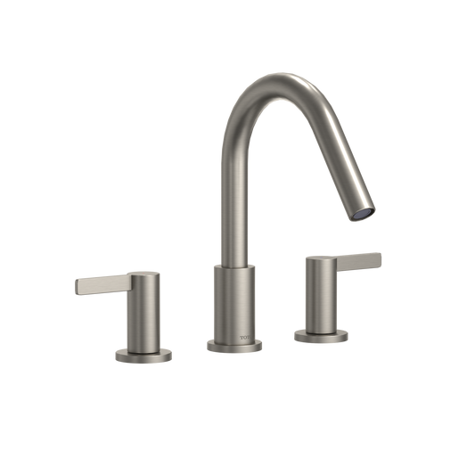 TOTO TBG11201UA#BN Gf Two Lever Handle Deck-Mount Roman Tub Filler Trim - Brushed Nickel