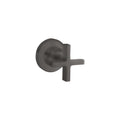 AXOR 39967341 Citterio Volume Control Trim with Cross Handle - Brushed Black Chrome
