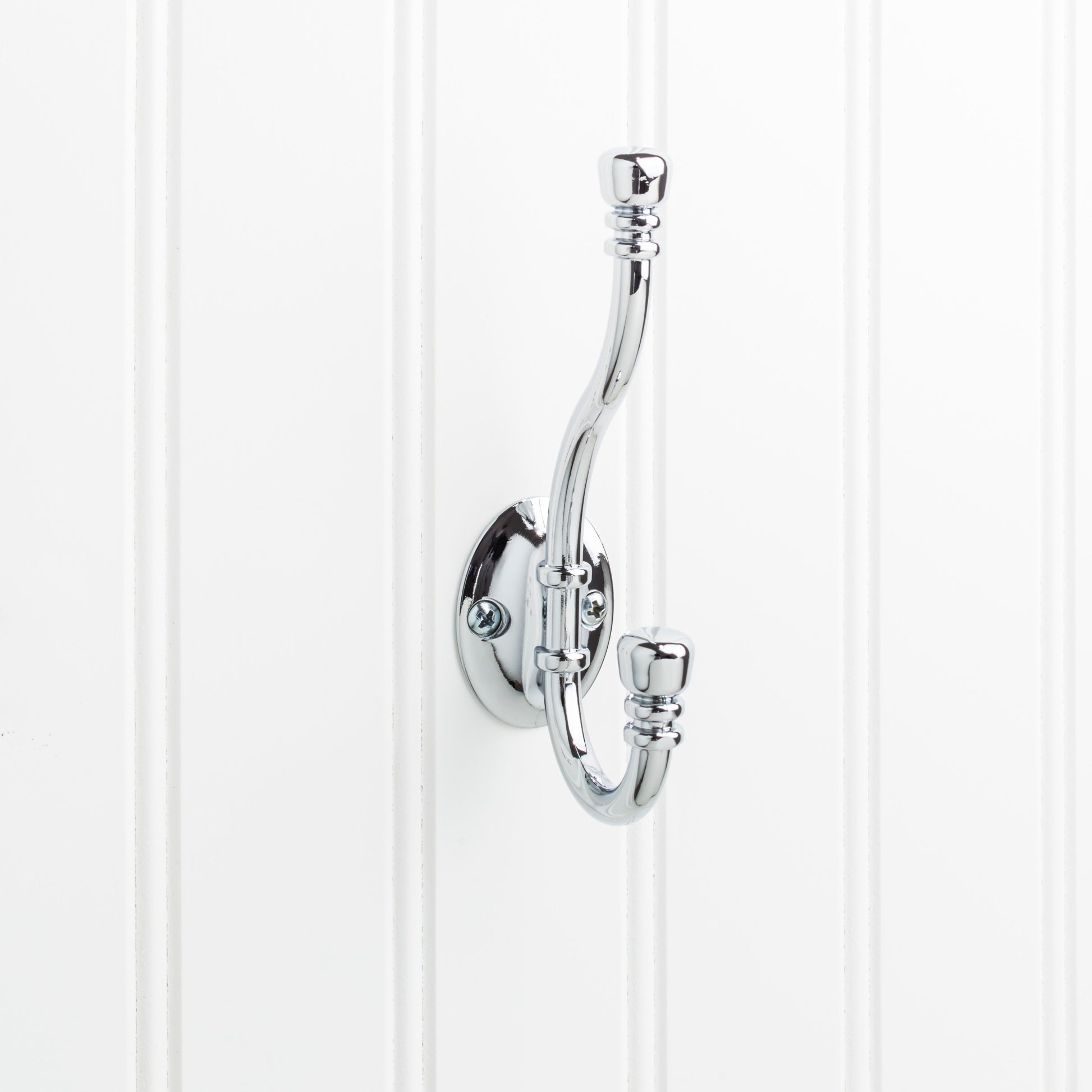 ELEMENTS YD50-518PC Elements Wall Double Hook - Polished Chrome