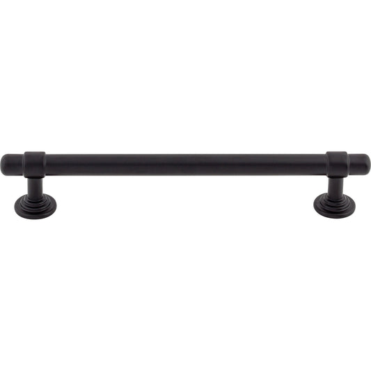 TOP KNOBS TK3003BLK Ellis 6 5/16" Center to Center Bar Pull , Flat Black