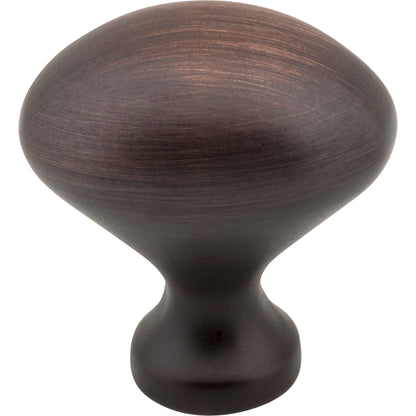 ELEMENTS 897DBAC Merryville 1-1/8" Length Oval Knob - Brushed Oil Rubbed Bronze