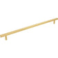 JEFFREY ALEXANDER 845-18BG Dominique 18" Center-to-Center Appliance Pull - Brushed Gold