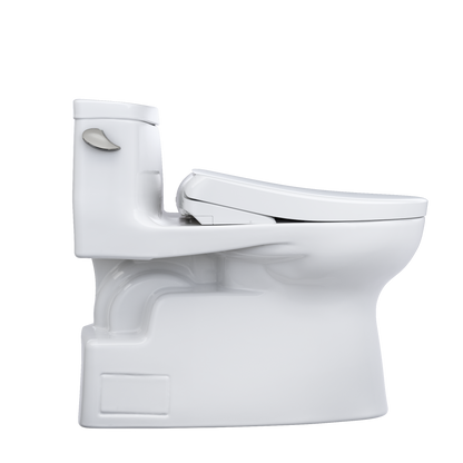 TOTO MW6444736CEFG#01 Washlet+ Carolina Ii One-Piece Elongated 1.28 Gpf Toilet And Washlet+ S7 Contemporary Bidet Seat - Cotton White