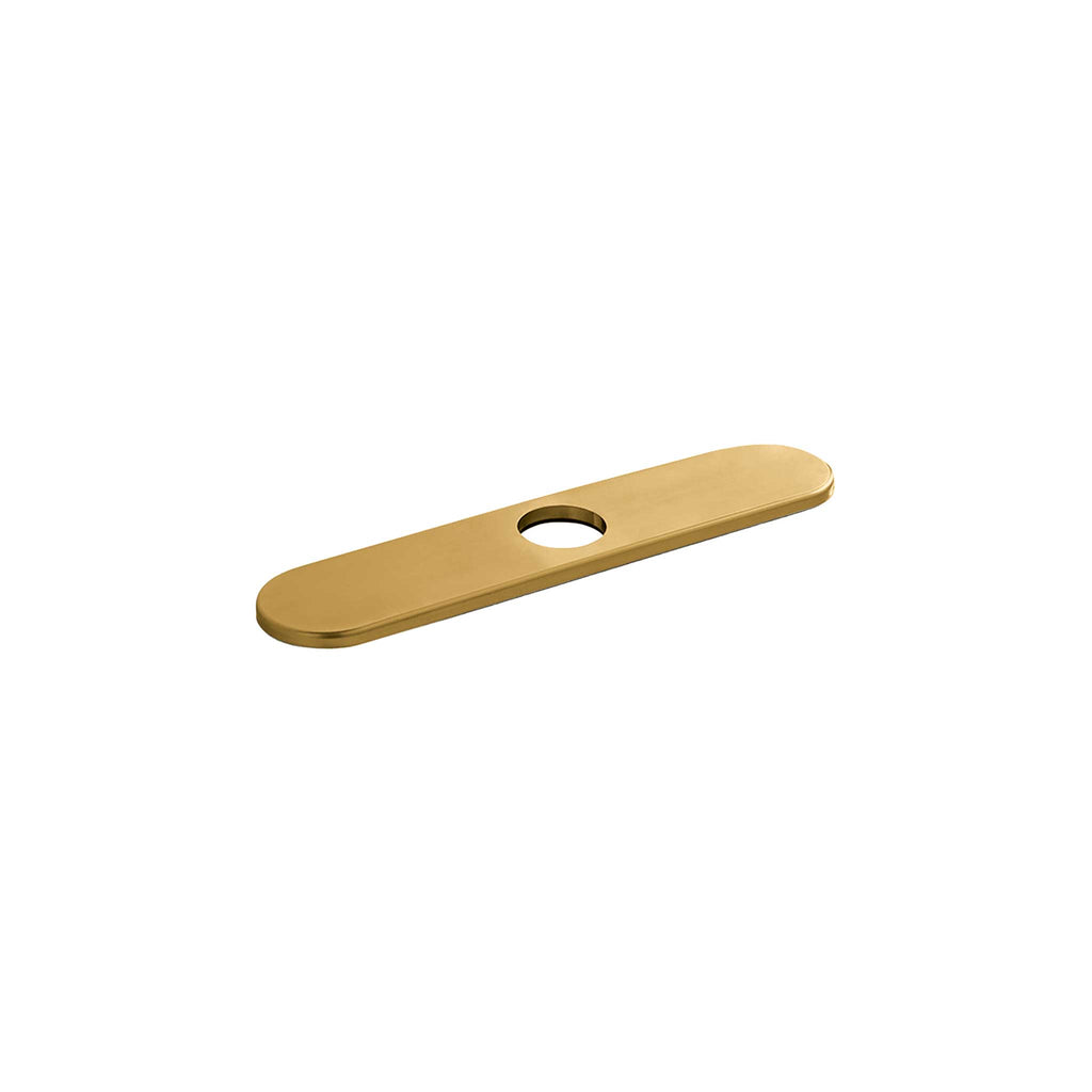 HANSGROHE 14019251  Base Plate for Single-Hole Kitchen Faucets, 10" - Brushed Gold Optic