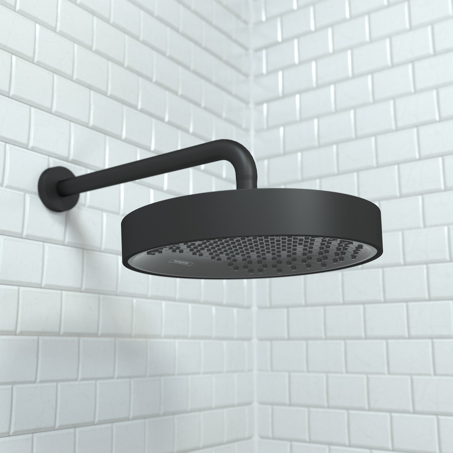 HANSGROHE 26228671 Rainfinity Showerhead 250 1-Jet, 2.5 GPM - Matte Black