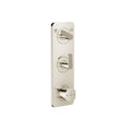 AXOR 49701831 Citterio C Thermostatic Module Trim 15" x 5" for 2 Functions- Cubic Cut - Polished Nickel