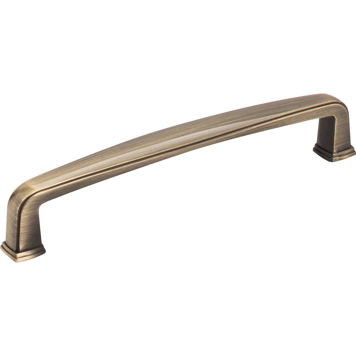 JEFFREY ALEXANDER 1092-128AB Milan 1 128 mm Center-to-Center Bar Pull - Brushed Antique Brass