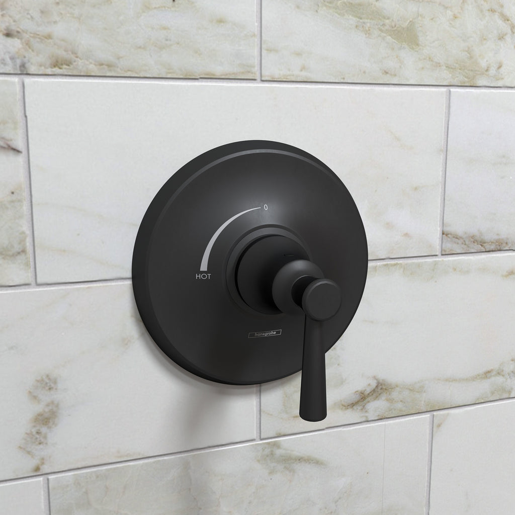 HANSGROHE 04779670 Joleena Pressure Balance Trim - Matte Black