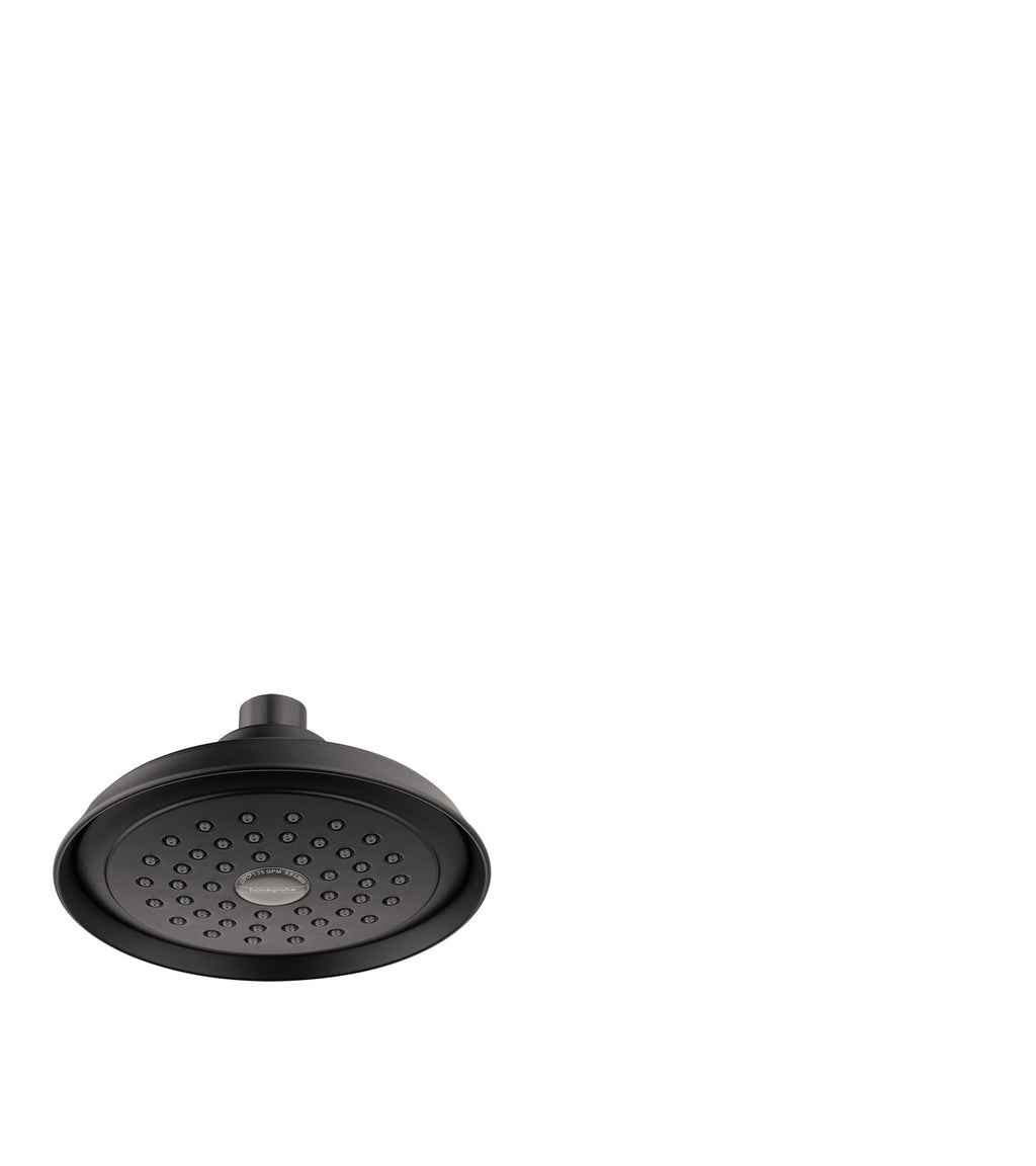 HANSGROHE 04781670 Joleena Showerhead 150 1-Jet, 1.5 GPM - Matte Black