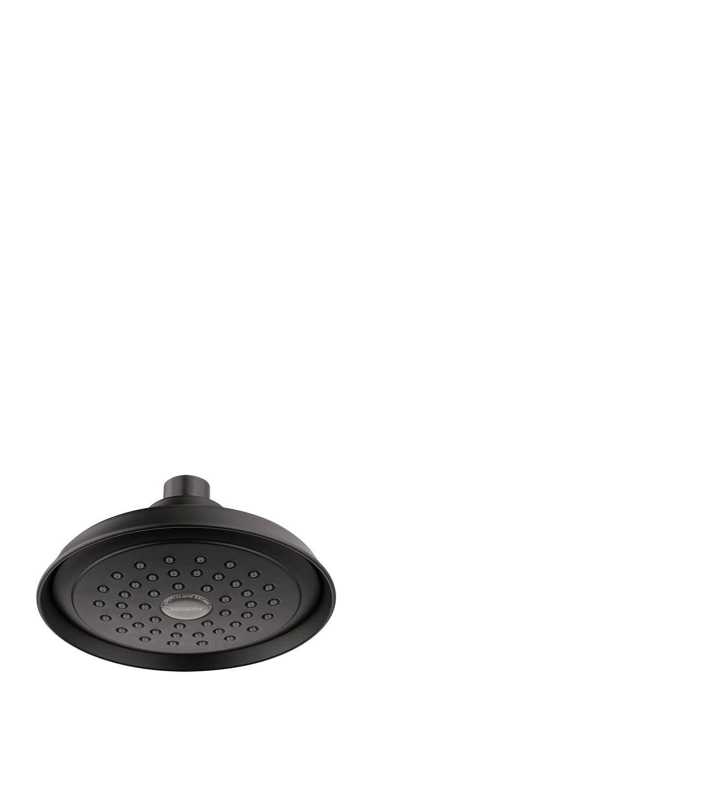 HANSGROHE 04781670 Joleena Showerhead 150 1-Jet, 1.5 GPM - Matte Black