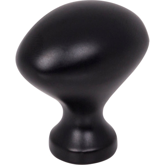 ELEMENTS 897MB Merryville 1-1/8" Length Oval Knob - Matte Black