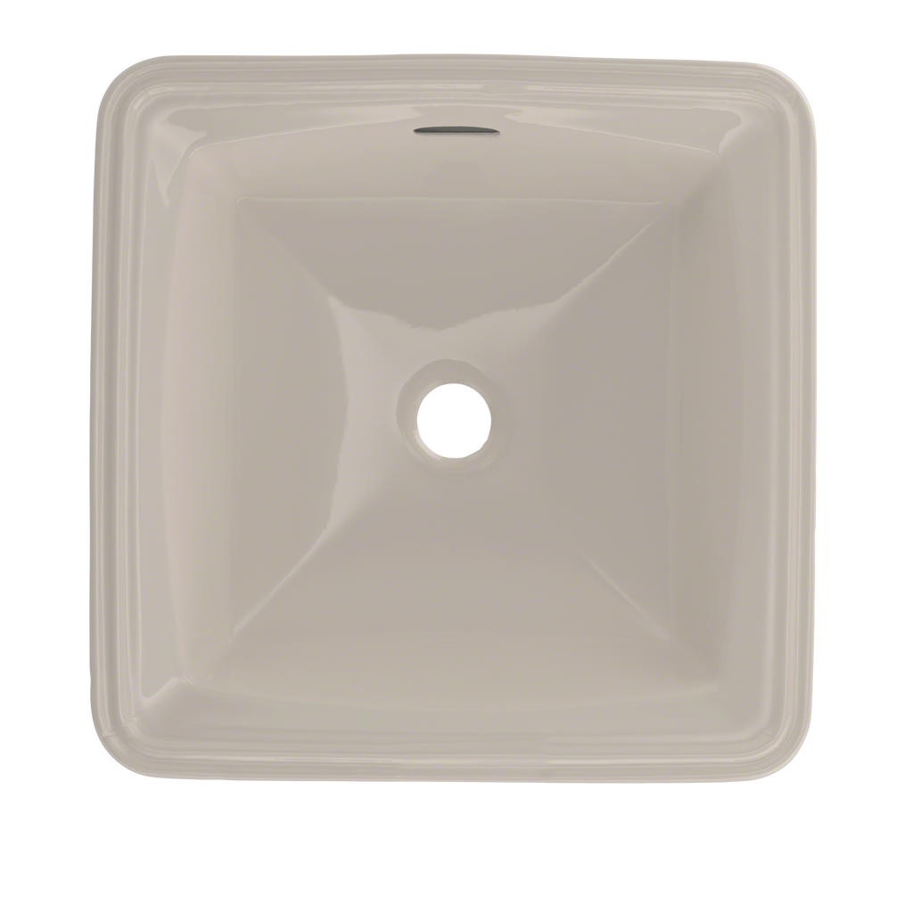 TOTO LT491G#12 Connelly Square Undermount Bathroom Sink With Cefiontect - Sedona Beige