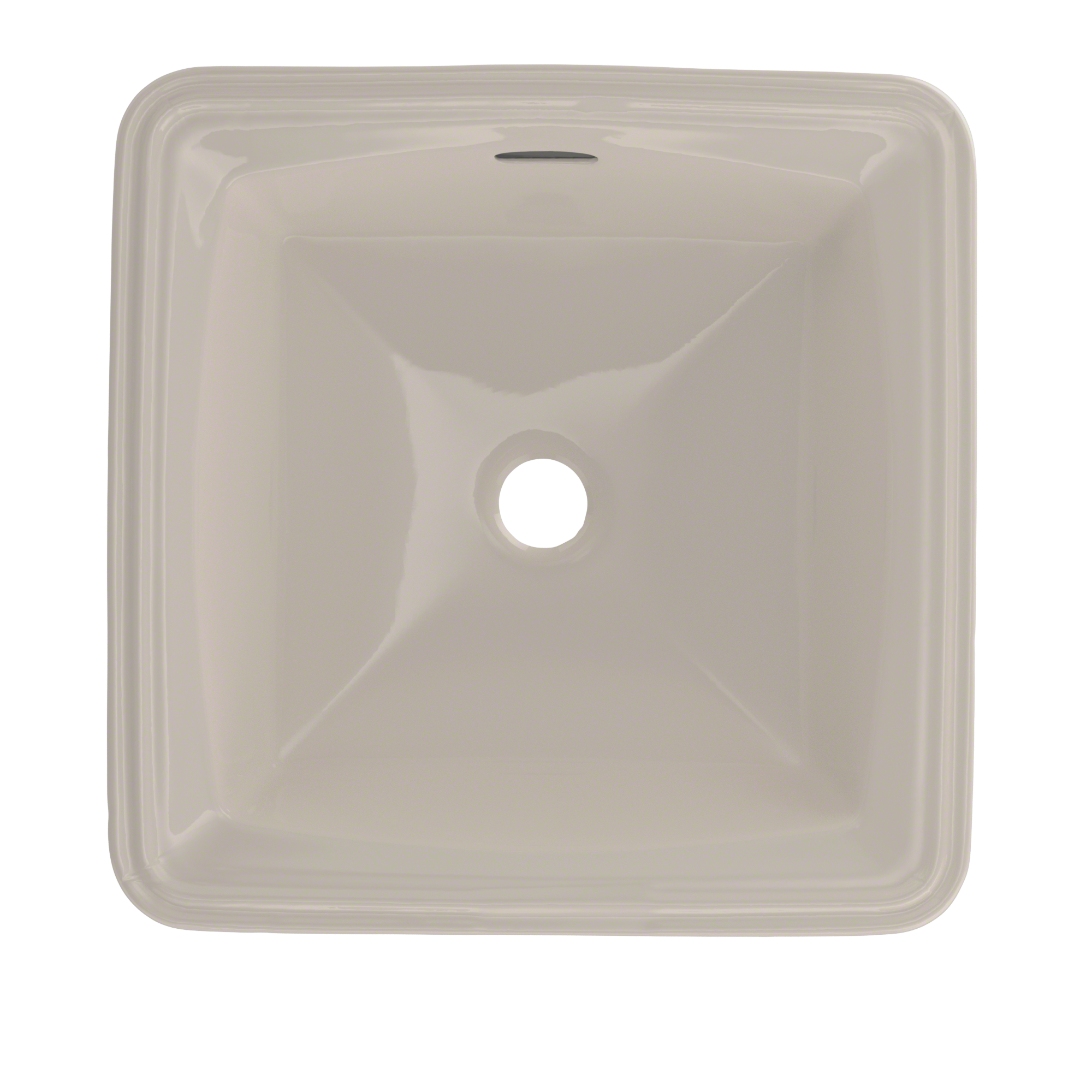 TOTO LT491G#12 Connelly Square Undermount Bathroom Sink With Cefiontect - Sedona Beige