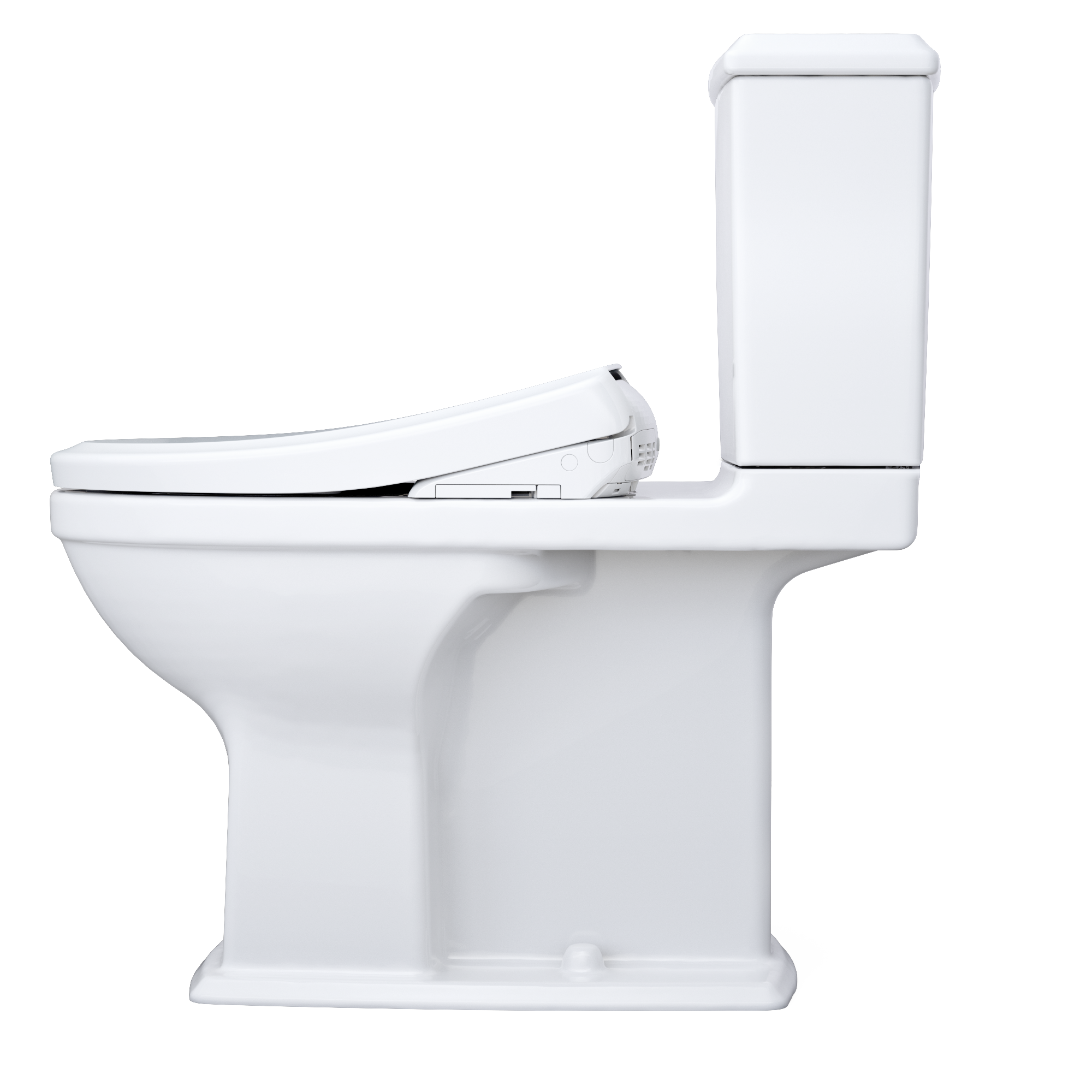 TOTO MW4944734CEMFGA#01 Washlet+ Connelly Two-Piece Elongated Dual Flush 1.28 And 0.9 Gpf Toilet - Cotton White