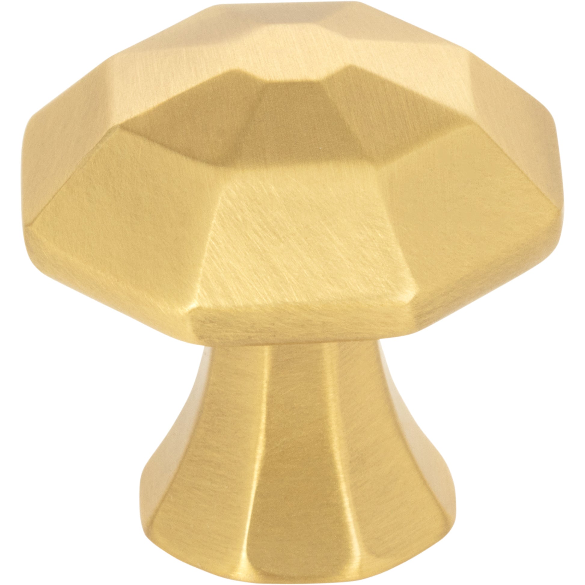 JEFFREY ALEXANDER 678BG Wheeler 1-1/4" Length Geometric Knob - Brushed Gold