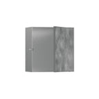 HANSGROHE 56091800 XtraStoris Rock Wall Niche with Tileable Door 12"x 12"x 5.5" - Brushed Stainless Steel