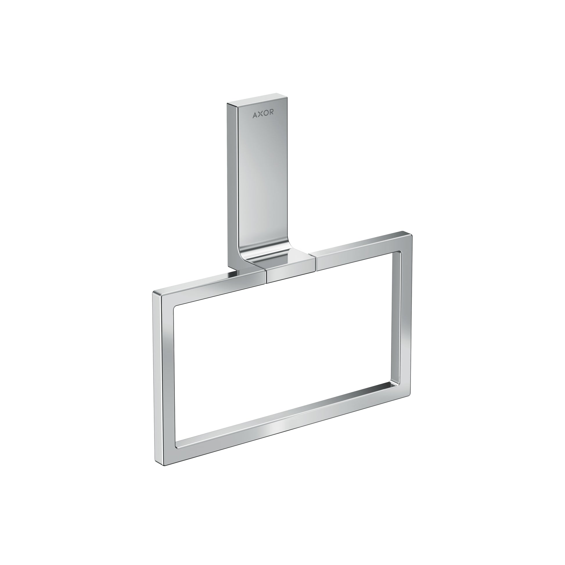 AXOR Universal Rectangular  Towel Ring in Chrome