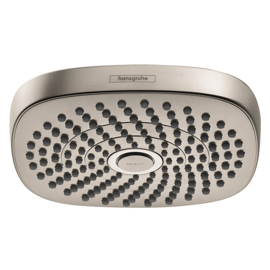 HANSGROHE 04925820 Croma Select E Showerhead 180 2-Jet, 2.5 GPM - Brushed Nickel