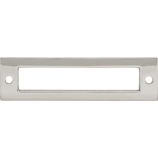 TOP KNOBS TK924PN Hollin Pull Backplate - Polished Nickel