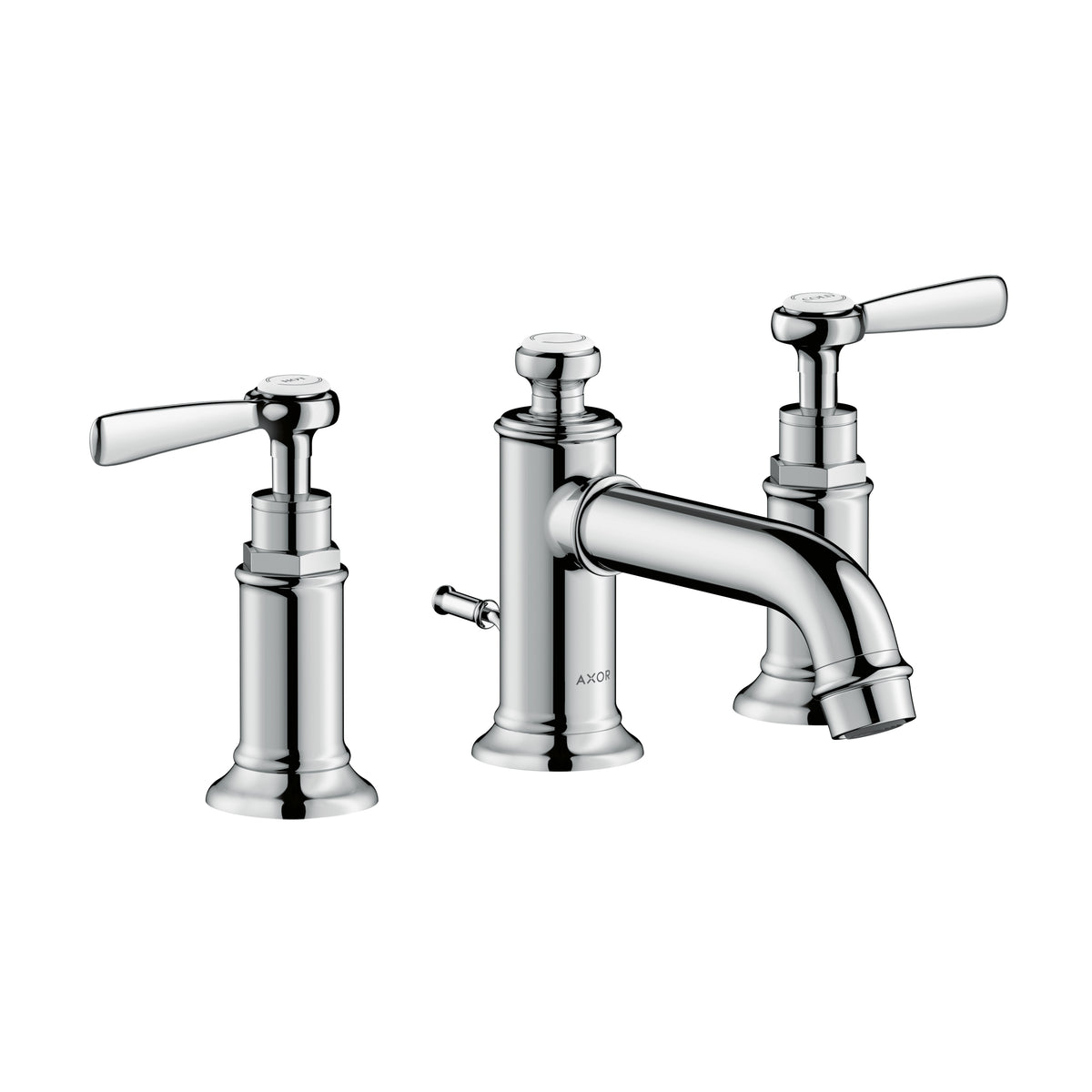 AXOR 16535001 Montreux Widespread Faucet 30 with Lever Handles and Pop-Up Drain, 1.2 GPM - Chrome