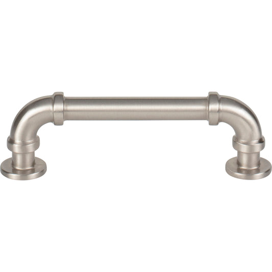 ATLAS 432-BRN Steam Punk 3 3/4" Center to Center Bar Pull , Brushed Nickel