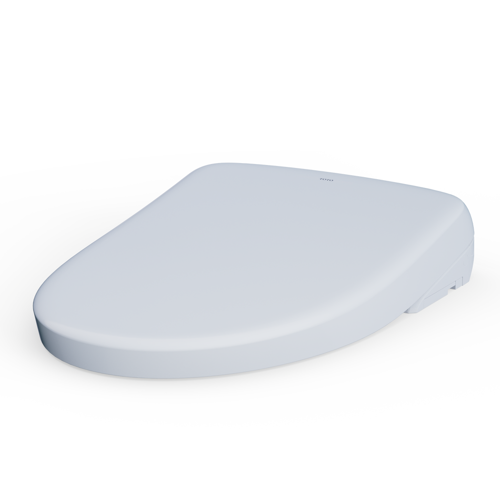 TOTO SW4726AT40#01 Washlet+ S7 Electronic Bidet Toilet Seat With Ewater+ Bowl And Wand Cleaning And Contemporary Lid - Cotton White