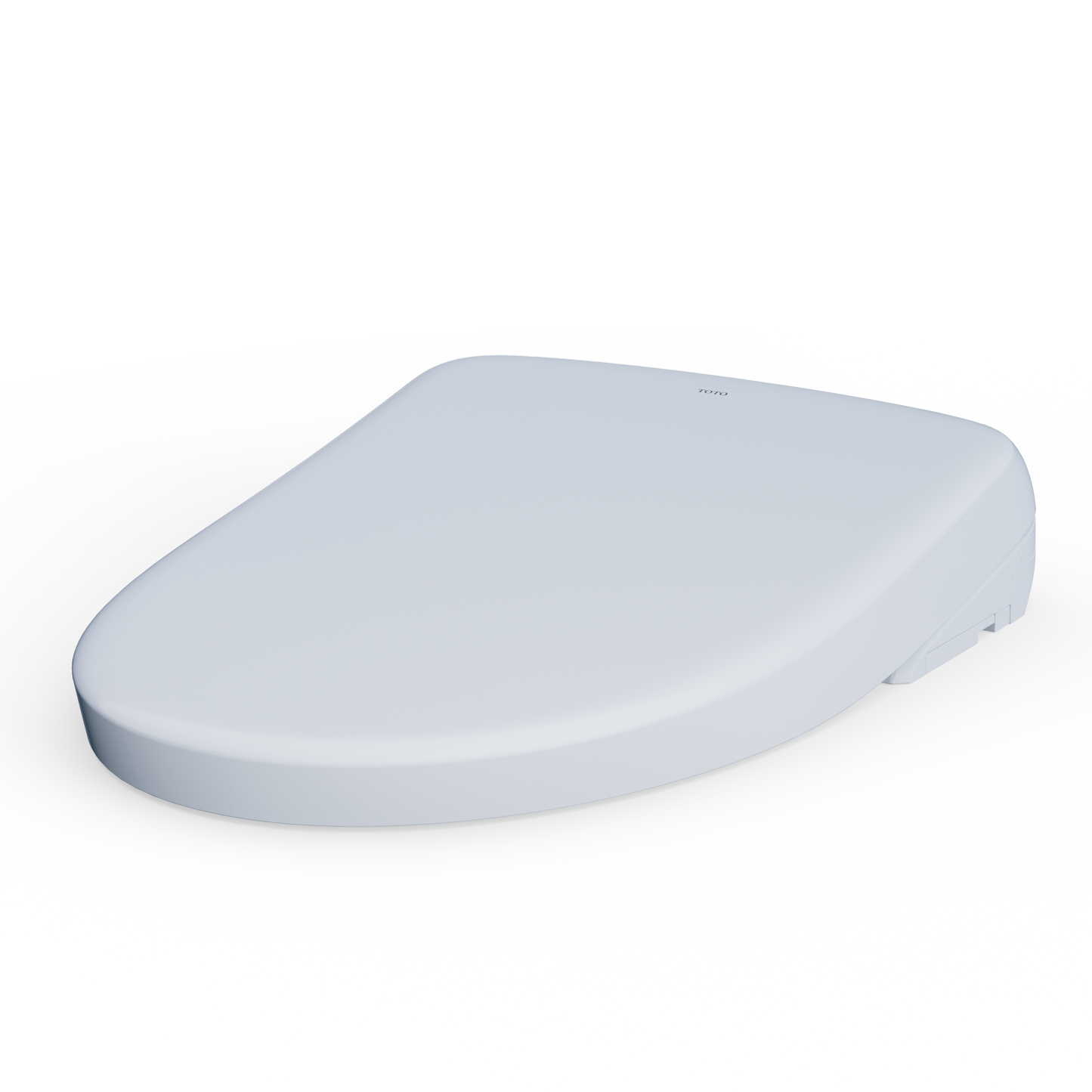 TOTO SW4726AT40#01 Washlet+ S7 Electronic Bidet Toilet Seat With Ewater+ Bowl And Wand Cleaning And Contemporary Lid - Cotton White