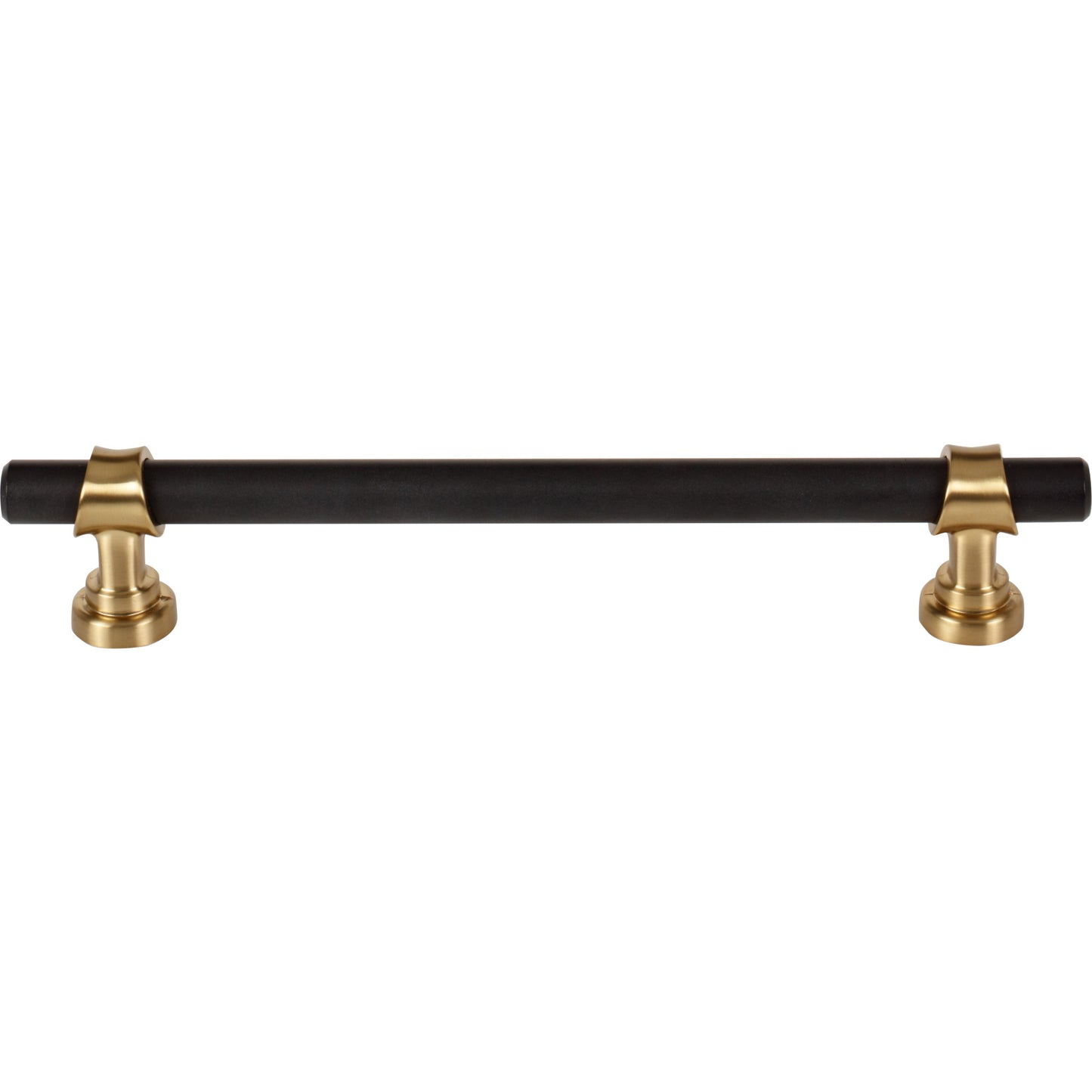 TOP KNOBS M2728 Bit 6 5/16" Center to Center Bar Pull - Flat Black and Honey Bronze