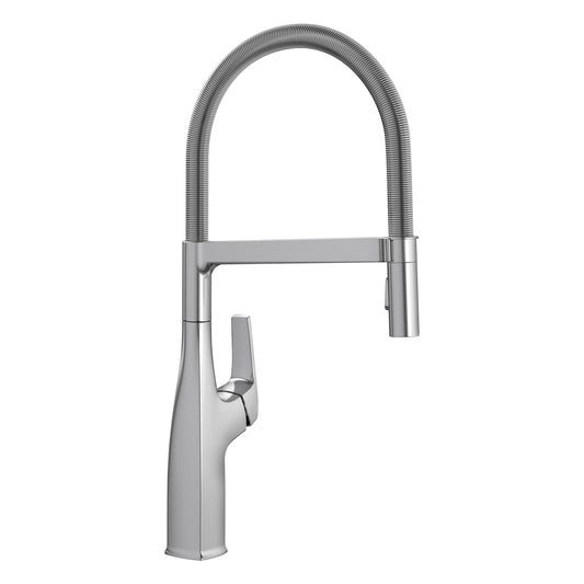 BLANCO 442676 Rivana Rivana Semi-Pro Pull-Down Dual-Spray Kitchen Faucet - PVD Steel in Pvd Steel