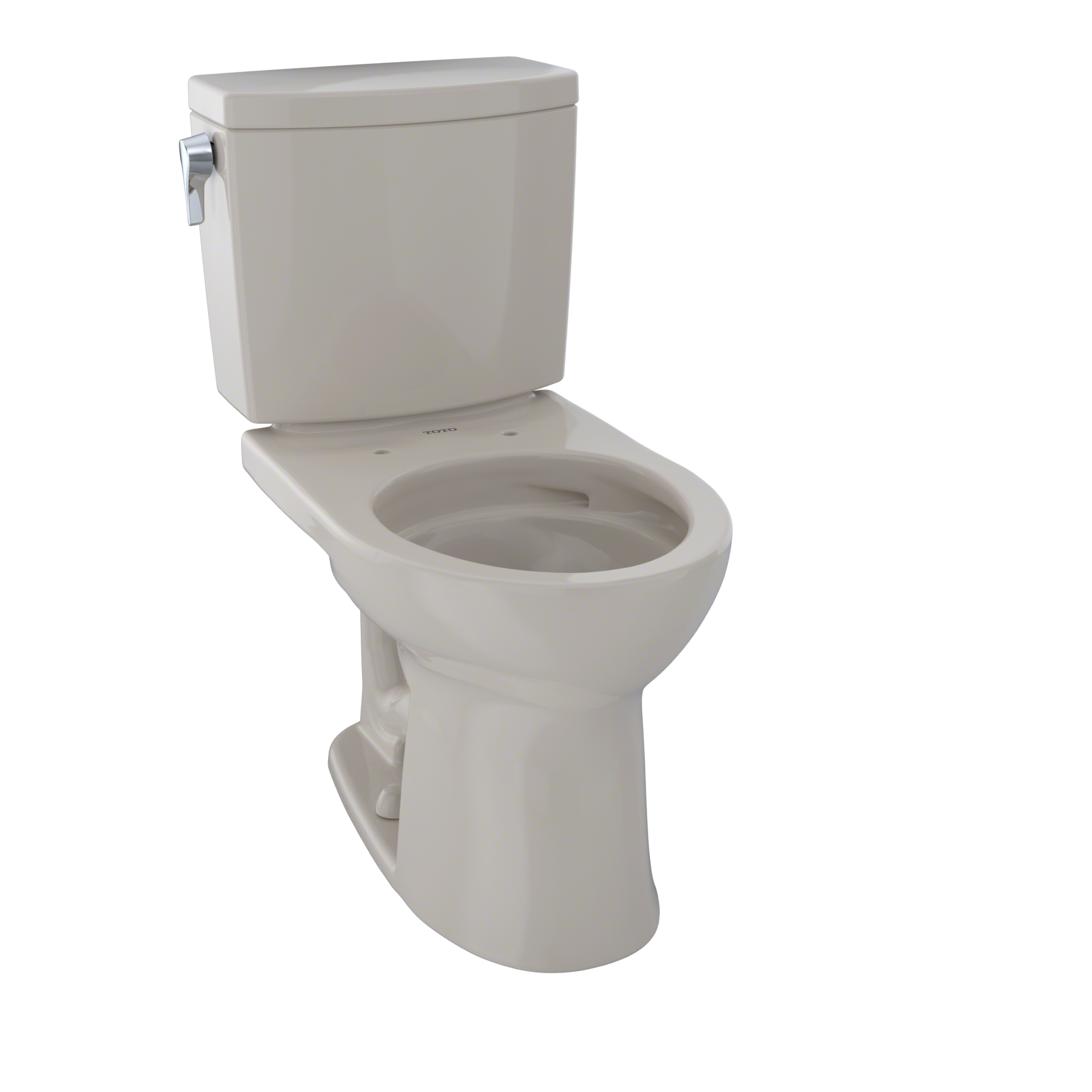 TOTO CST453CUFG#03 Drake Ii 1G Two-Piece Round 1.0 Gpf Universal Height Toilet With Cefiontect - Bone