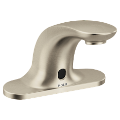 MOEN CA8301BN M-Power Chrome Sensor-Operated Lavatory Faucet - Brushed Nickel