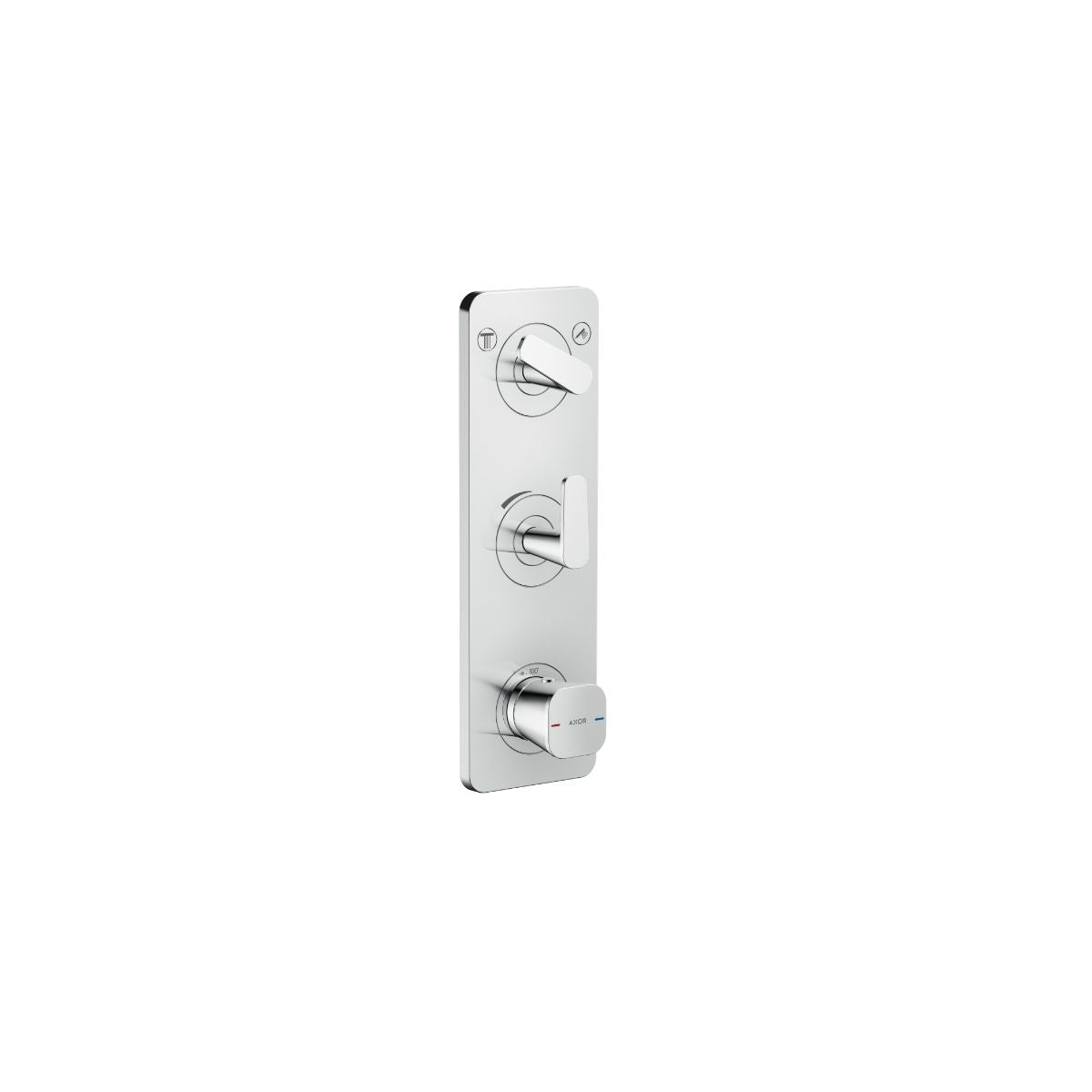 AXOR 49700001 Citterio C Thermostatic Module Trim 15" x 5" for 2 Functions - Chrome